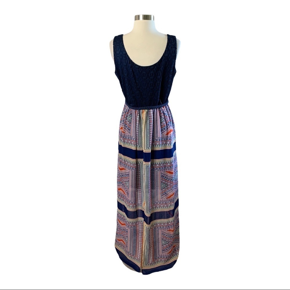 Luxology Maxi Summer Bohemian Patchwork Dress Sz.8 - image 2